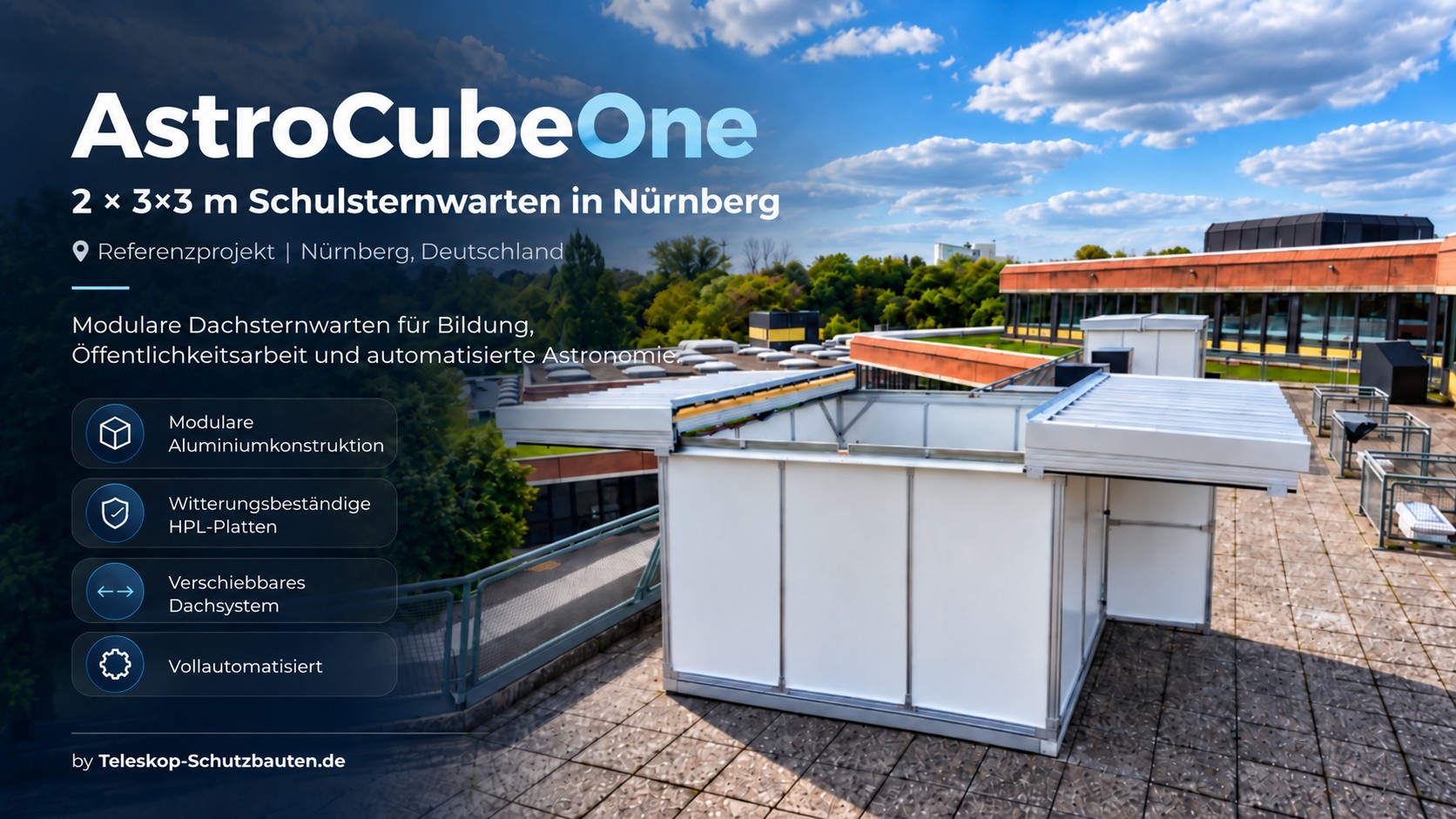 AstroCubeOne school observatories Nuremberg